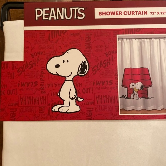 Peanuts Bath Peanuts Snoopy 72x72 Shower Curtain Poshmark
